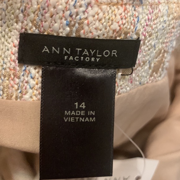 NWT Ann Taylor Factory tweed pencil skirt - Picture 5 of 7